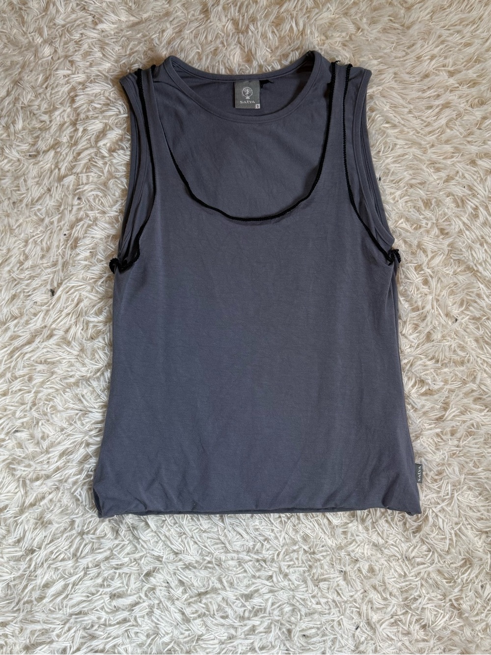 Grey Layered Top